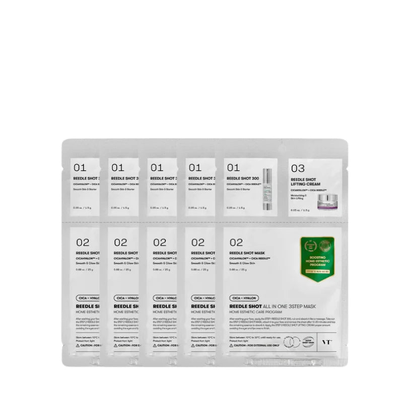 Reedle Shot All In One 3 Step Mask Bundle (5pcs)