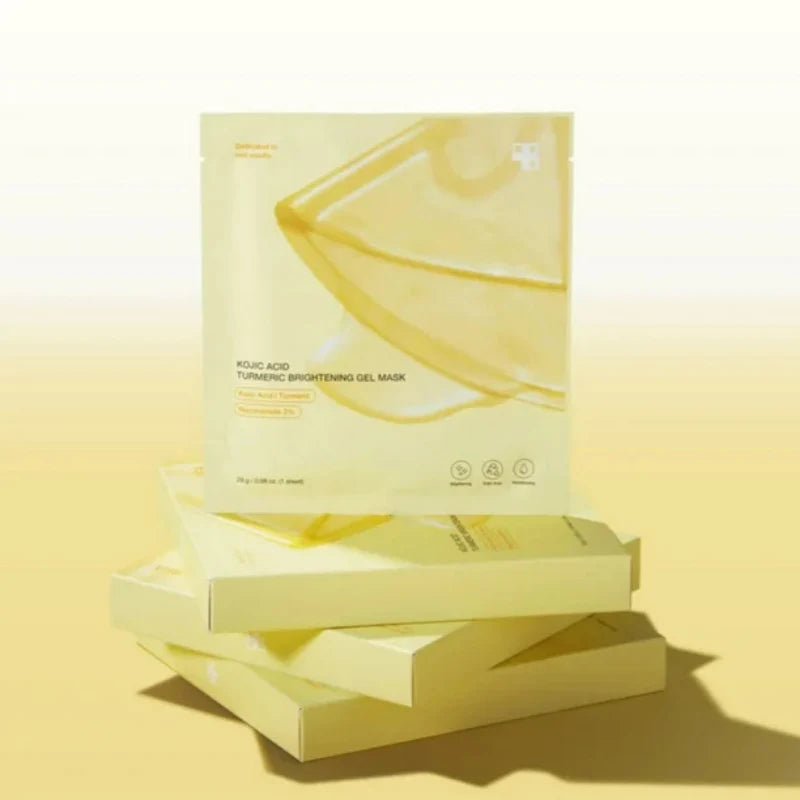 Kojic Acid Turmeric Brightening Gel Mask Bundle (4pcs)