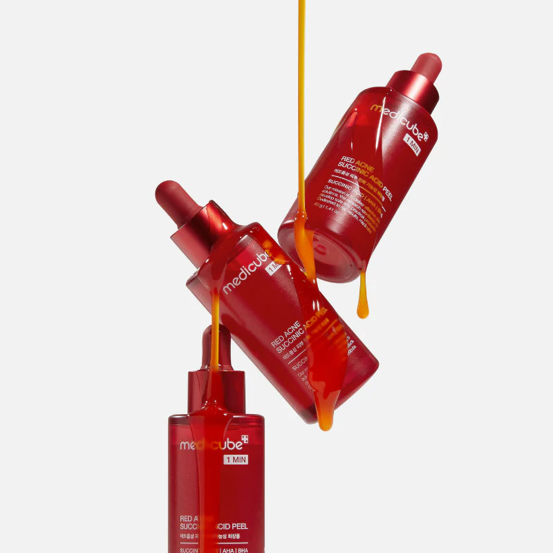 Red Acne Succinic Acid Peel
