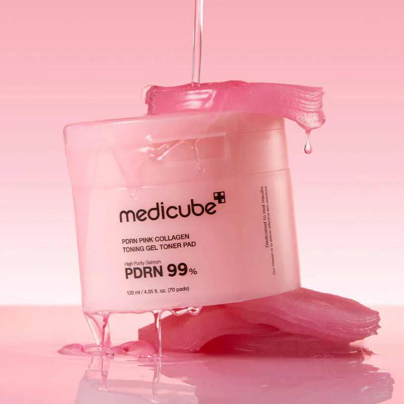 PDRN Pink Collagen Toning Gel Toner Pad