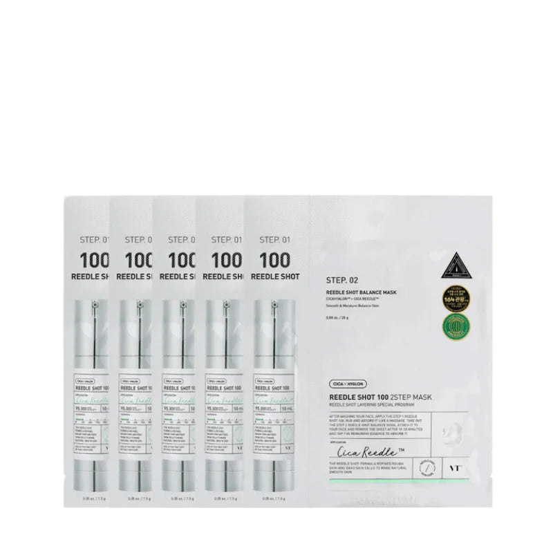 Reedle Shot 100 2-Step Mask Bundle (5pcs)