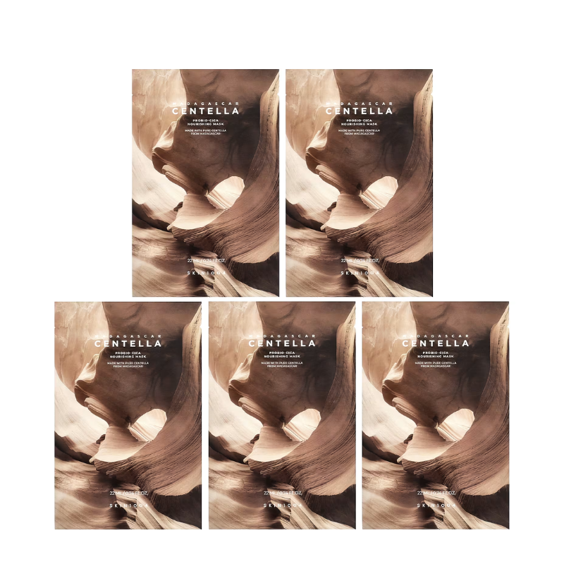 Madagascar Centella Probio-Cica Nourishing Mask - 5pcs