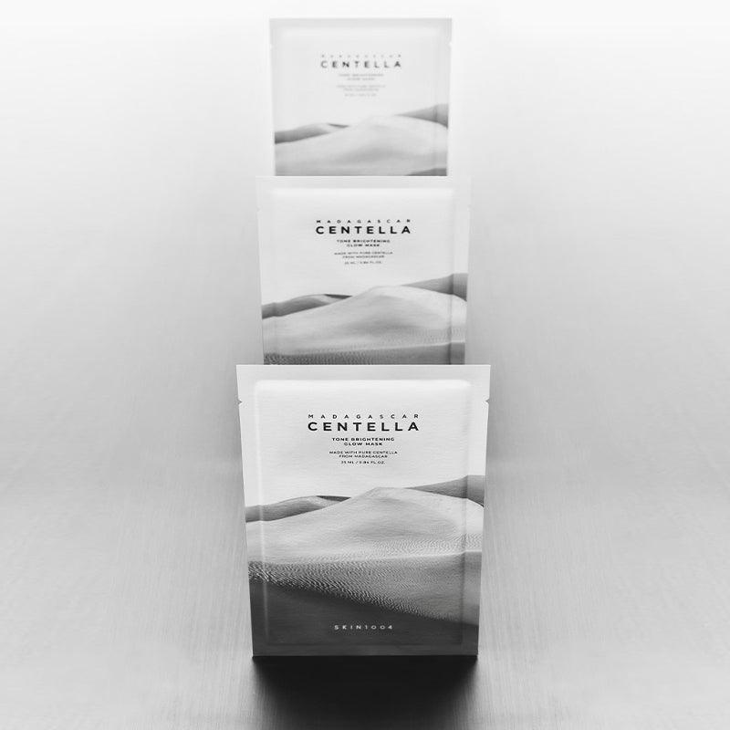 Madagascar Centella Tone Brightening Glow Mask - 5pcs