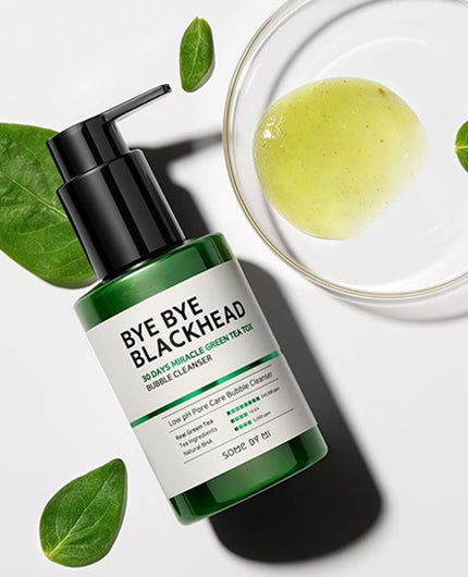 SOME BY MI Miracle Bye Bye 30 Days Blackhead Miracle Green Tea Tox Bubble Cleanser