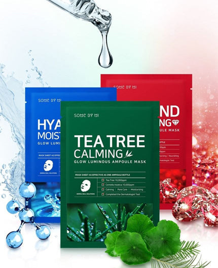 SOME BY MI Hyaluron Moisturizing Glow Luminous Ampoule Mask