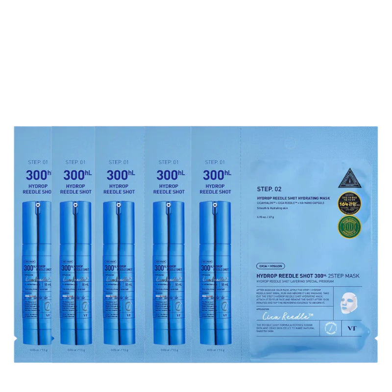 Hydrop Reedle Shot 300hl 2 Step Mask Bundle (5pcs)