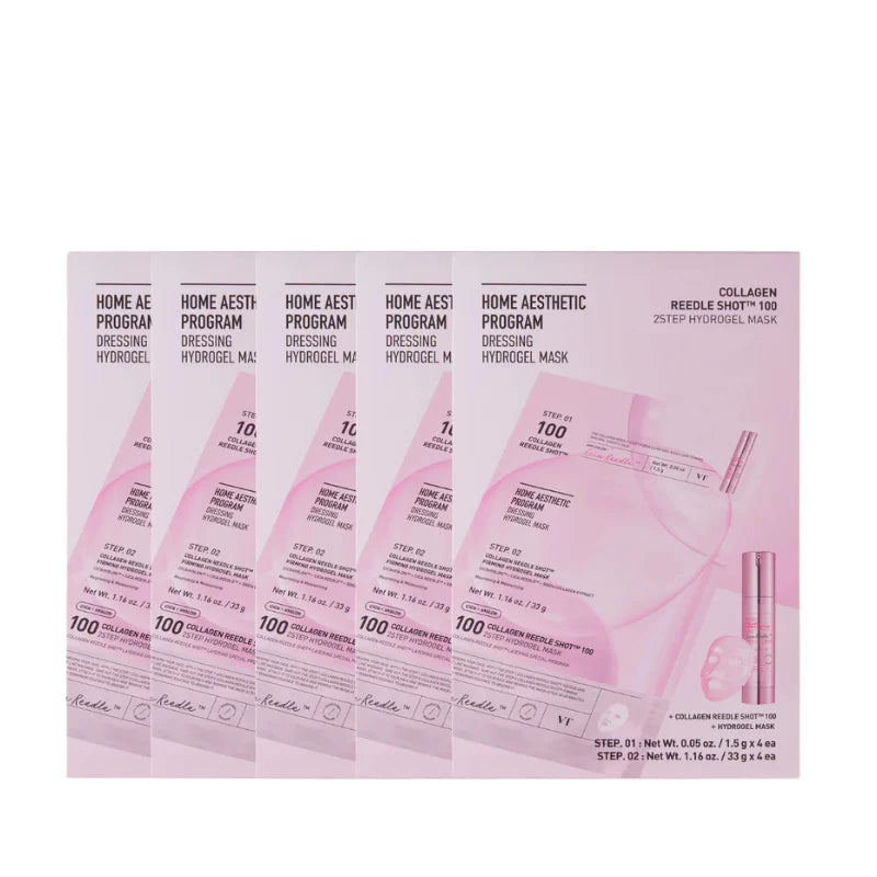 Collagen Reedle Shot 100 2 Step Mask Bundle (5pcs)