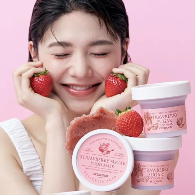 Strawberry Sugar Food Mask