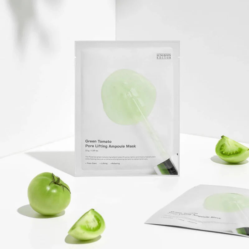 Green Tomato Pore Lifting Ampoule Mask Bundle (10pcs)