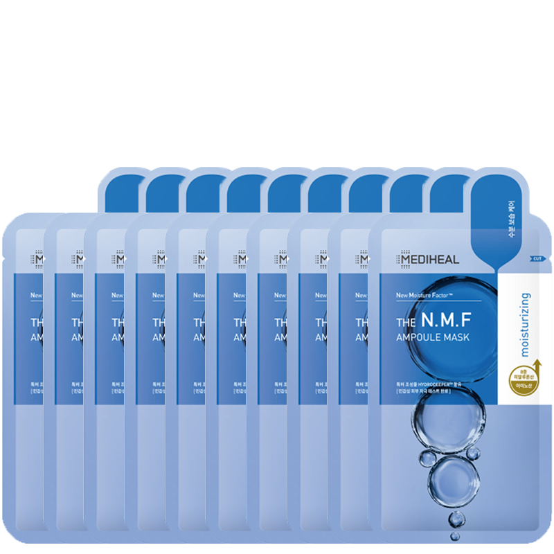 MEDIHEAL The N.M.F Ampoule Mask Bundle (10pcs)