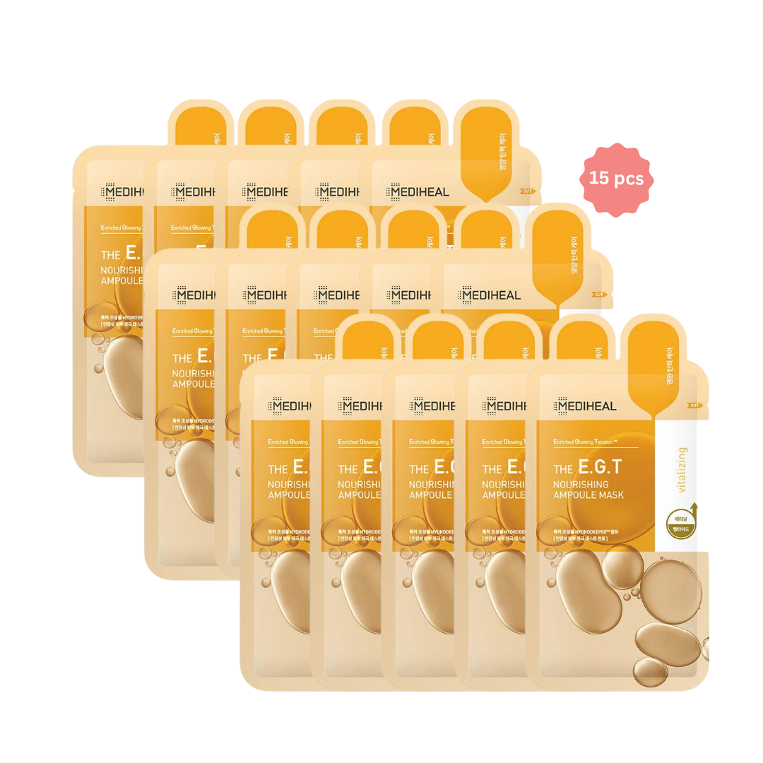 E.G.T Nourishing Ampoule Mask (15pcs)