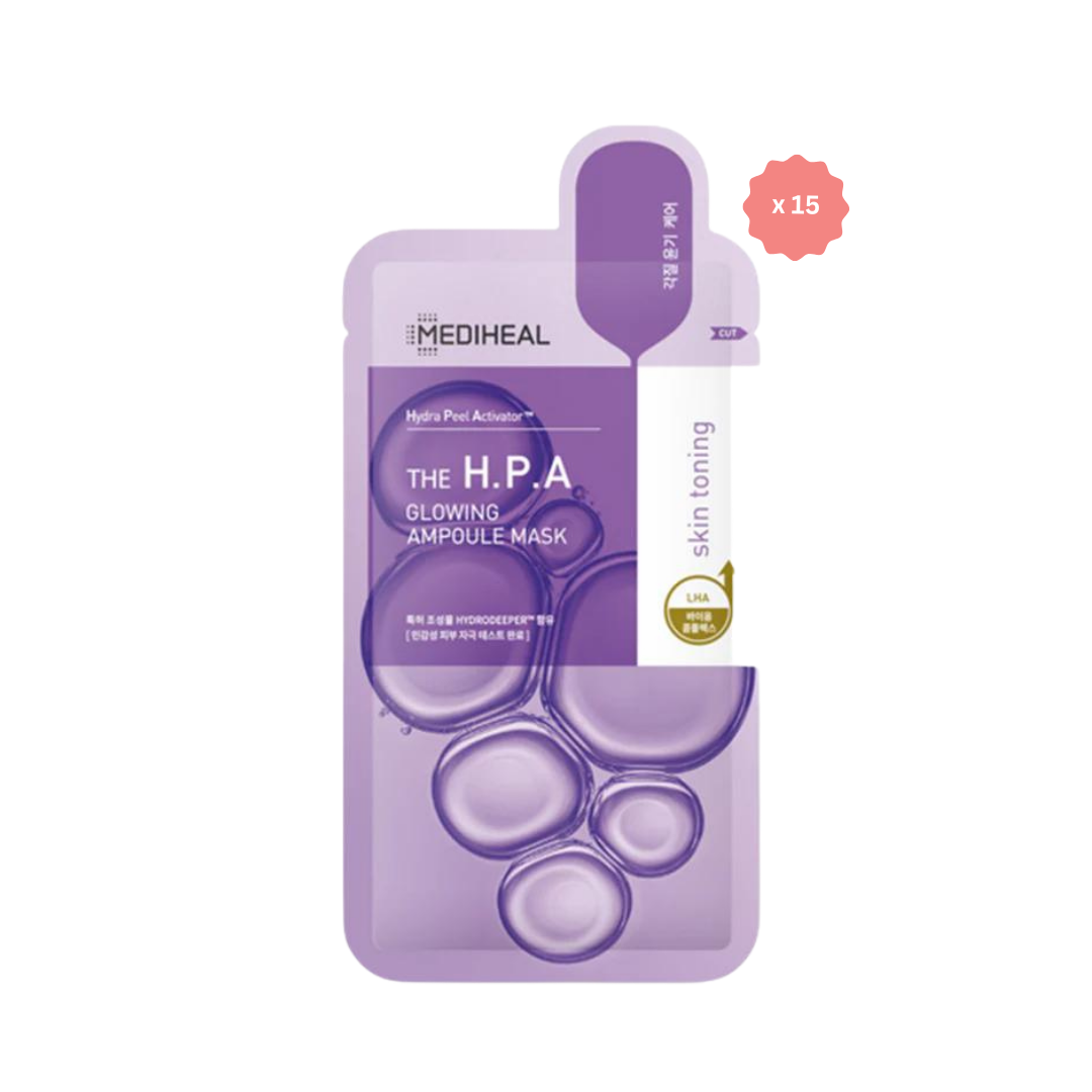 The H.P.A Glowing Ampoule Mask (15pcs)