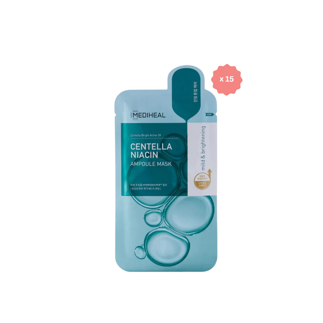 Centella Niacin Ampoule Mask (15pcs)