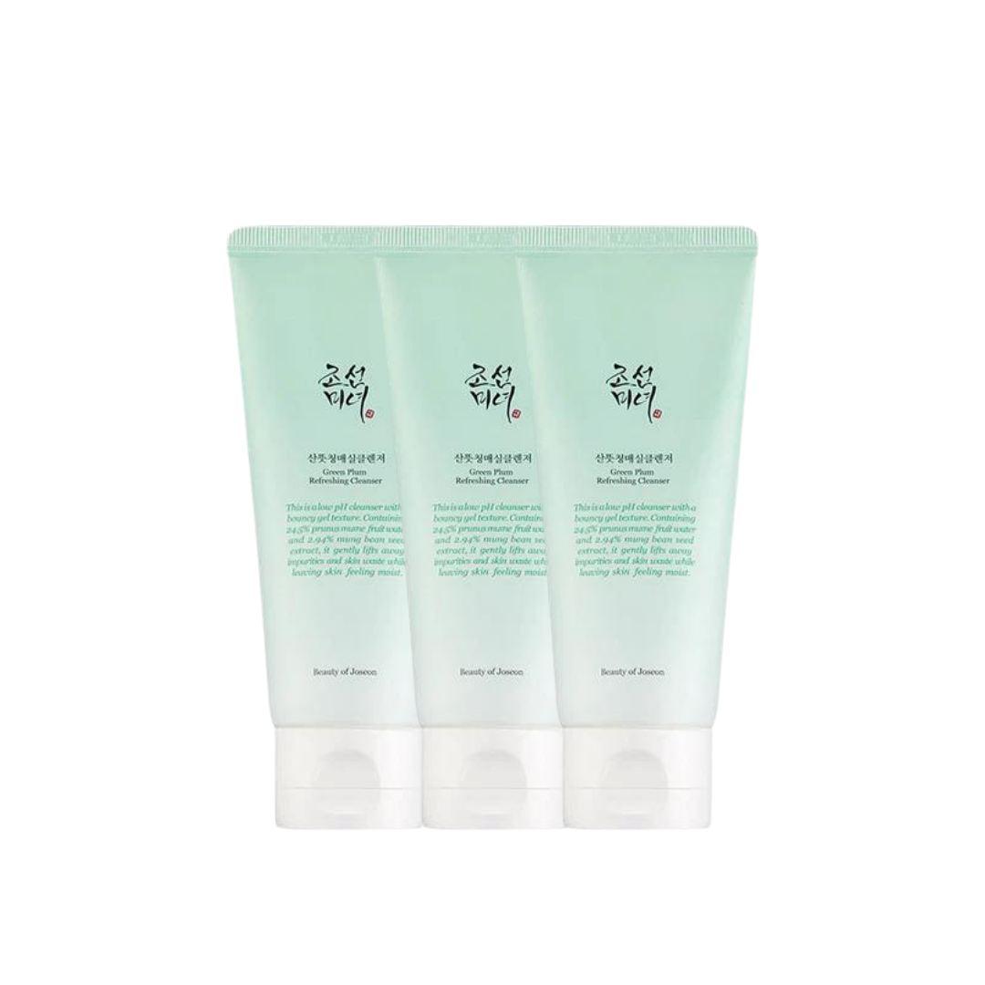 Green Plum Refreshing Cleanser (3pcs)