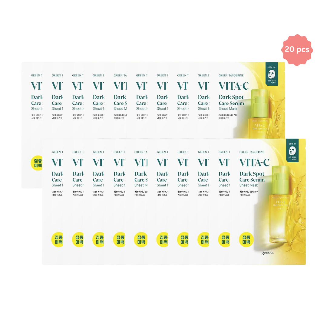 Green Tangerine Vita C Serum Sheet Mask (20pcs)