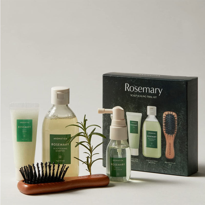 AROMATICA Rosemary Scalp Scaling Trial Kit | MY BEAUTY IDOL