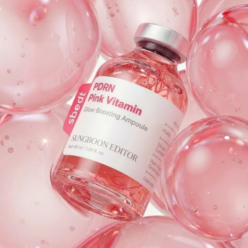 PDRN Pink Vitamin Glow Boosting Ampoule