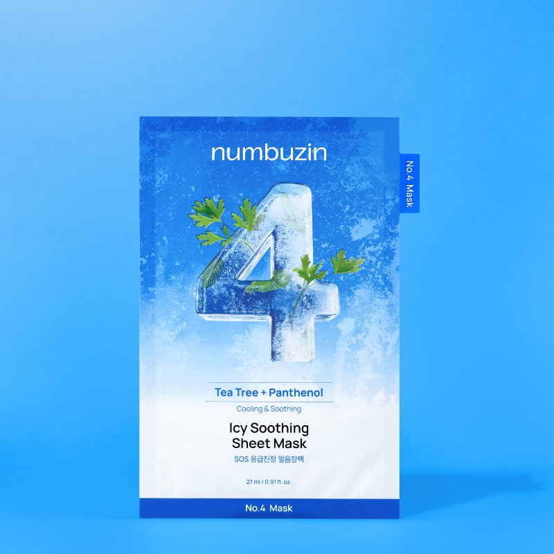 No.4 Icy Soothing Sheet Mask (1pc)