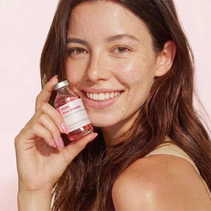PDRN Pink Vitamin Glow Boosting Ampoule