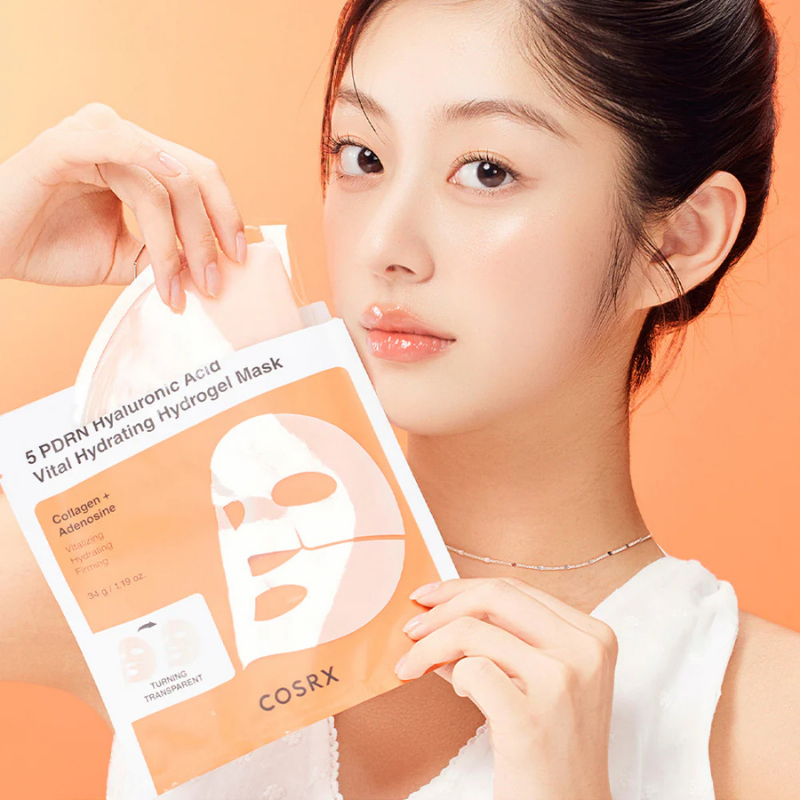 5 PDRN Hyaluronic Acid Vital Hydrating Hydrogel Mask