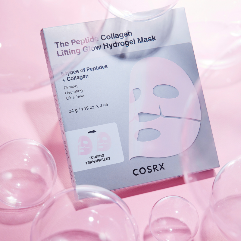 Peptide Collagen Glow Hydrogel Mask - 3pcs