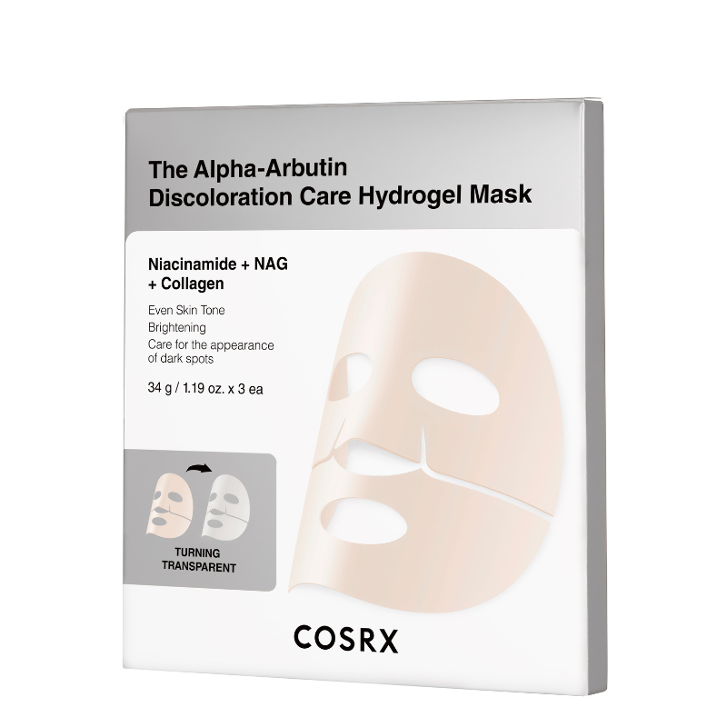 Arbutin Discoloration Hydrogel Mask - 3pcs