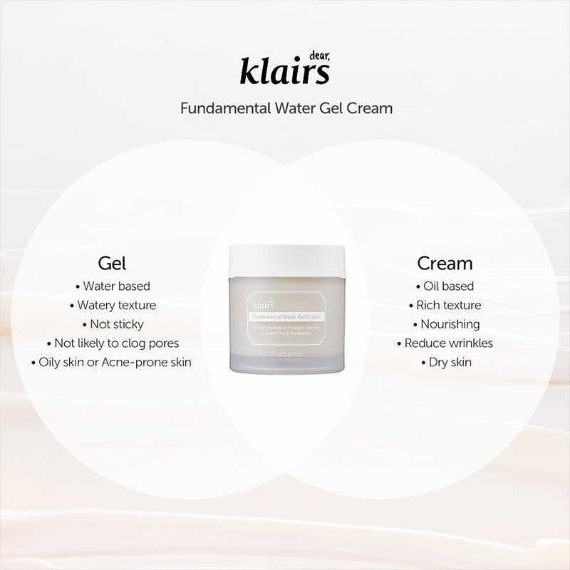 KLAIRS Fundamental Water Gel Cream | MY BEAUTY IDOL