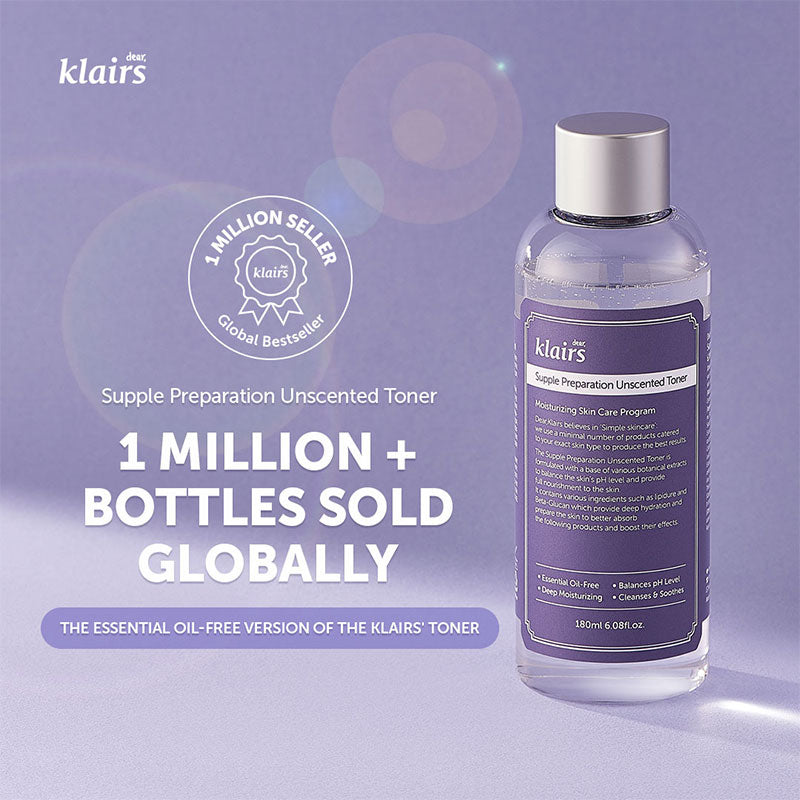 KLAIRS Supple Preparation Unscented Toner Best Korean Toner | MY BEAUTY IDOL