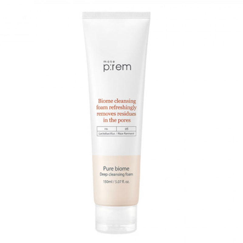 MAKE P:REM Pure Biome Deep Cleansing Foam | MY BEAUTY IDOL