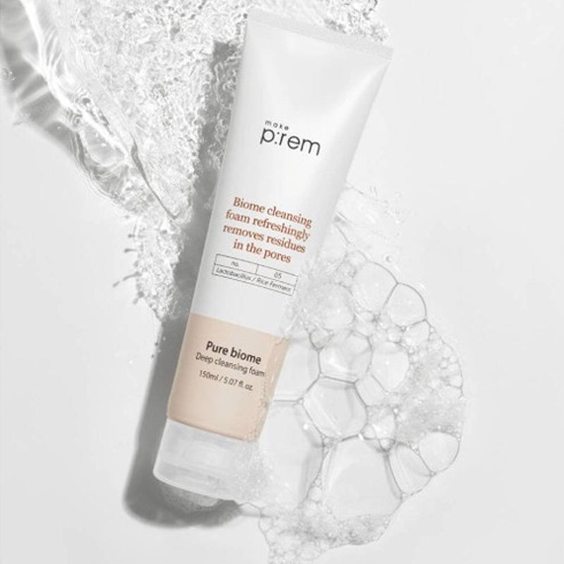 MAKE P:REM Pure Biome Deep Cleansing Foam | MY BEAUTY IDOL