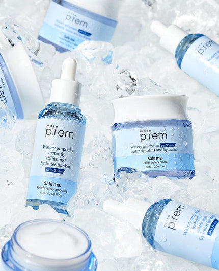 MAKE P:REM Safe Me. Relief Watery Cream | Moisturiser | MY BEAUTY IDOL