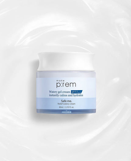 MAKE P:REM Safe Me. Relief Watery Cream | Moisturiser | MY BEAUTY IDOL