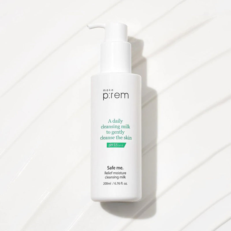 MAKE PREM Safe Me. Relief Moisture Cleansing Milk | MY BEAUTY IDOL