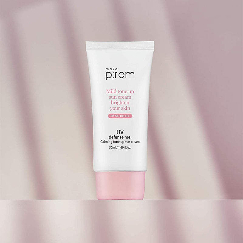 MAKE PREM UV Defense Me Calming Tone Up Sun | MY BEAUTY IDOL