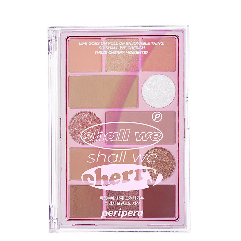 PERIPERA All Take Mood Technique Palette 02 Shall We Cherry | MY BEAUTY IDOL