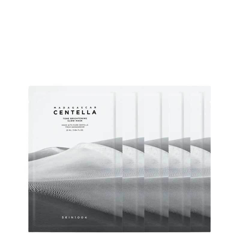 Madagascar Centella Tone Brightening Glow Mask - 5pcs