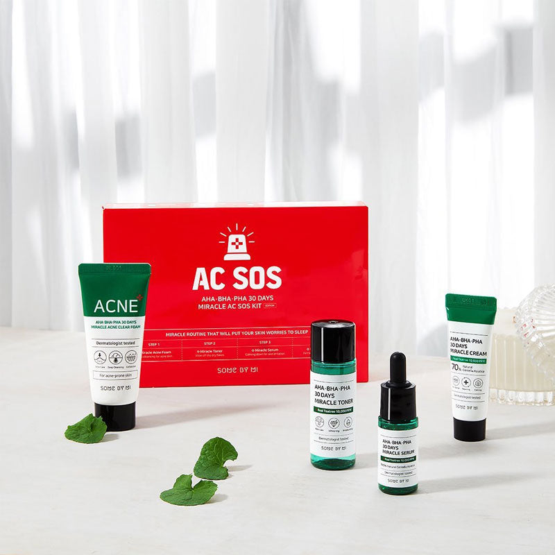 SOME BY MI AHA BHA PHA 30 Days Miracle AC SOS Kit | MY BEAUTY IDOL