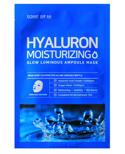 SOME BY MI Hyaluron Moisturizing Glow Luminous Ampoule Mask 