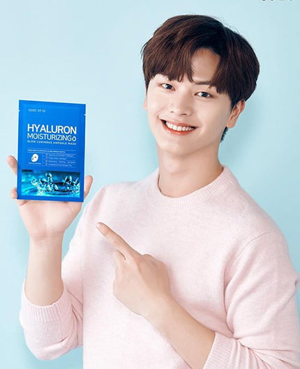 SOME BY MI Hyaluron Moisturizing Glow Luminous Ampoule Mask 