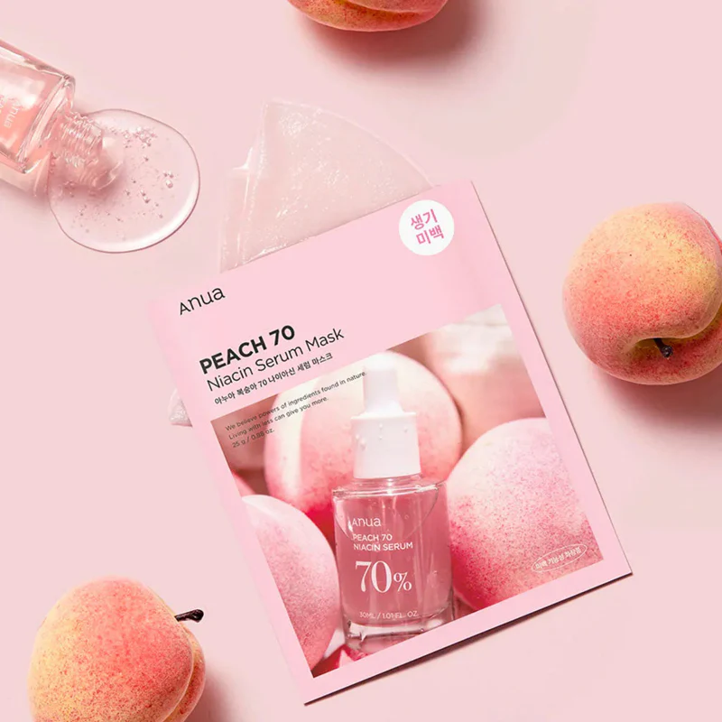 Peach 77% Niacin Serum Mask