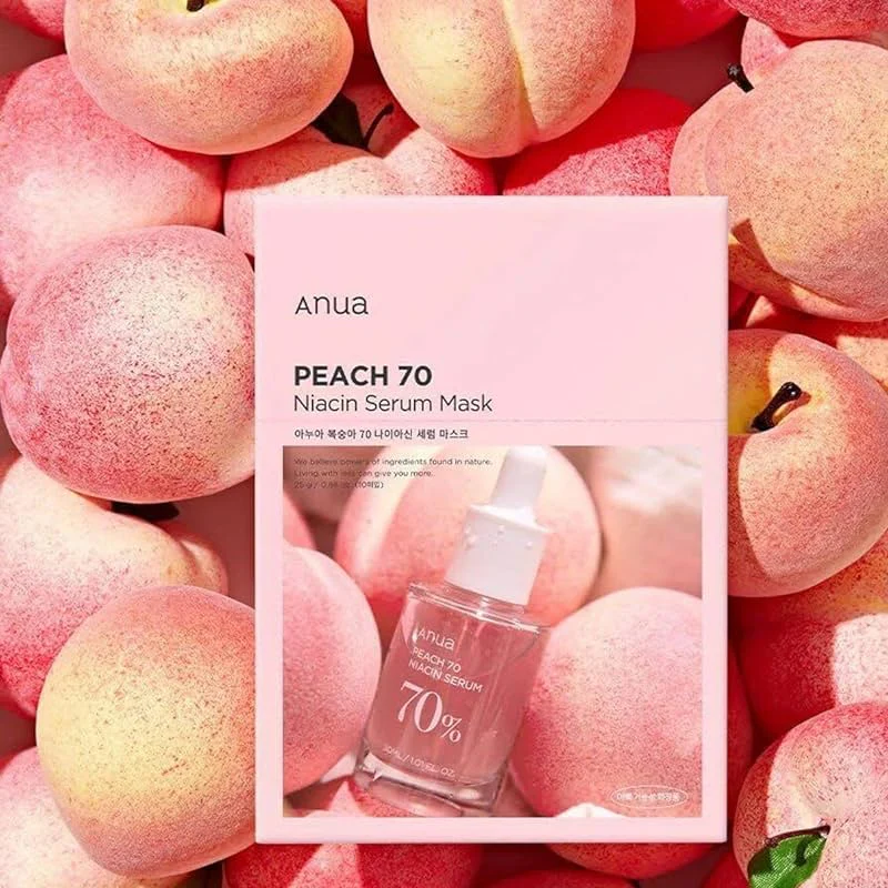 Peach 77% Niacin Serum Mask