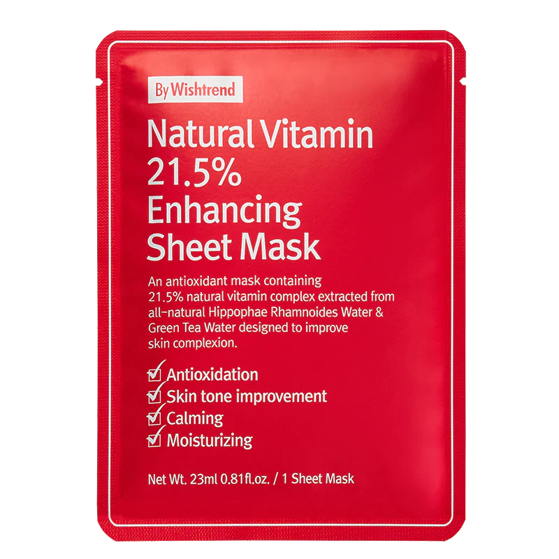 Natural Vitamin 21.5% Enhancing Sheet Mask