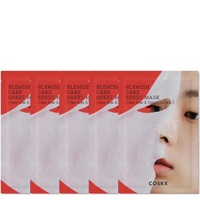 COSRX AC Collection Blemish Care Sheet Mask Bundle (5pcs) | My Beauty Idol