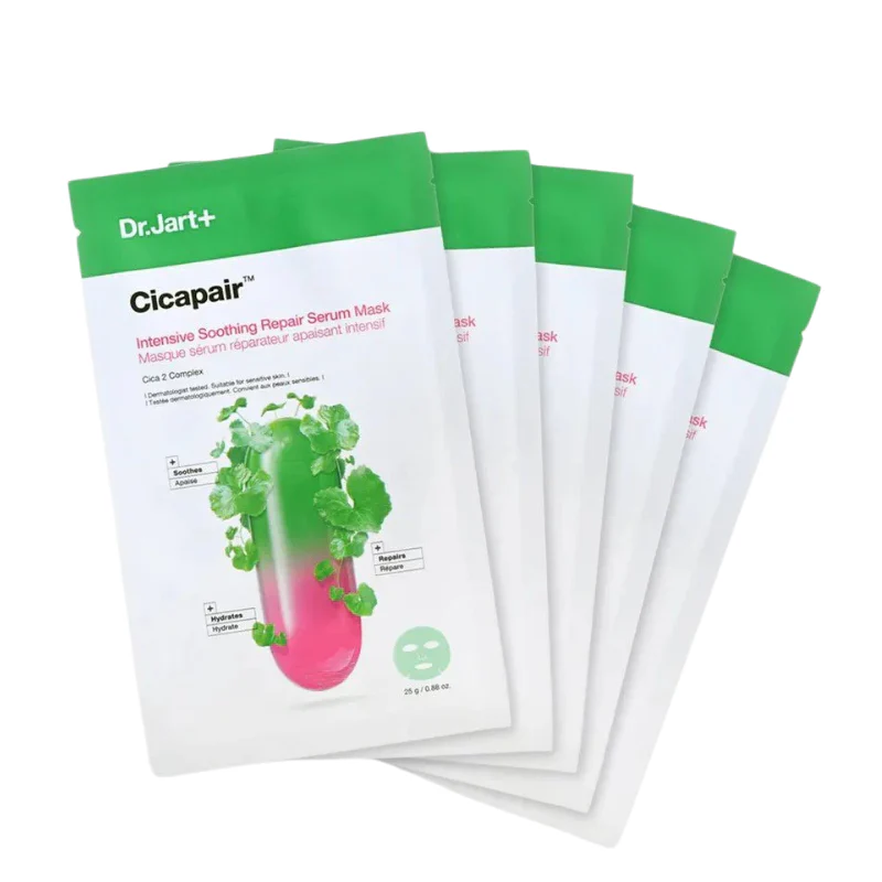 Cicapair Intensive Soothing Repair Serum Mask Bundle (5pcs)