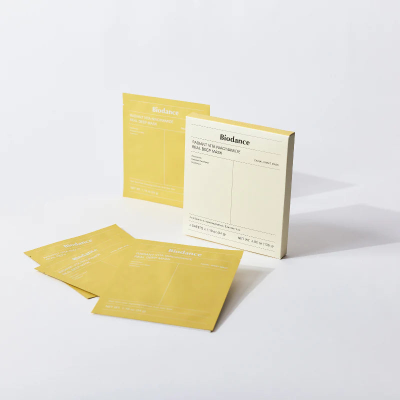Radiant Vita Niacinamide Real Deep Mask Bundle (4pcs)