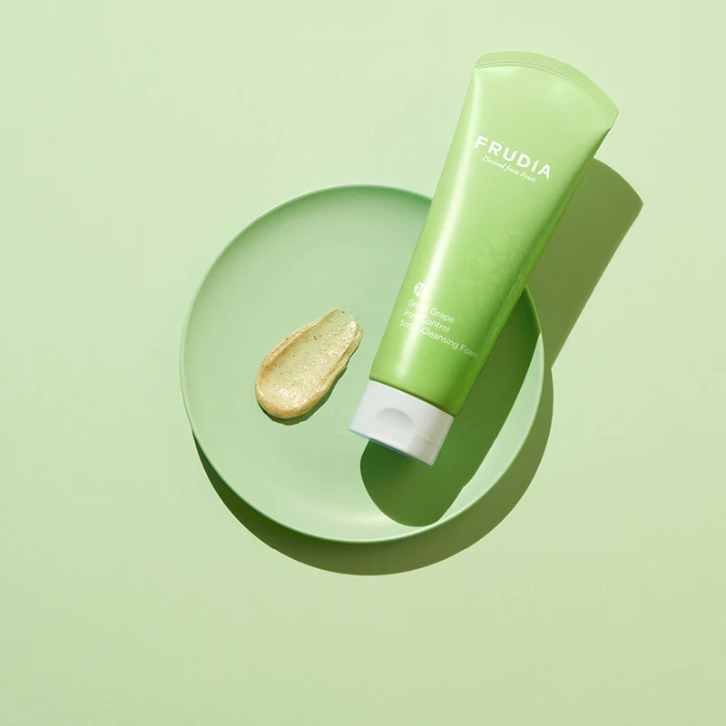 Green Grape Pore Control Scrub Cleansing Foam