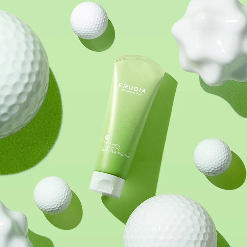 Green Grape Pore Control Scrub Cleansing Foam