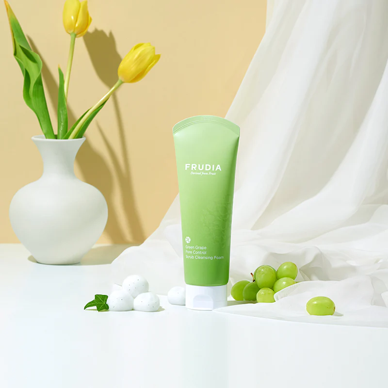 Green Grape Pore Control Scrub Cleansing Foam