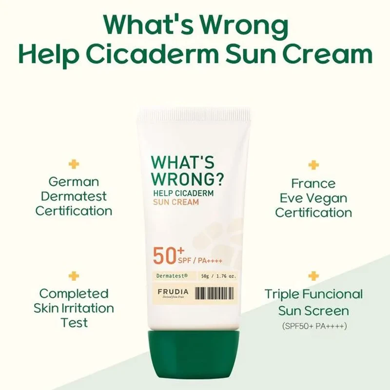 What's Wrong Help Cicaderm Sun Cream