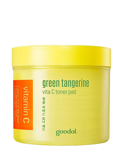 GOODAL Green Tangerine Vita C Toner Pad | MY BEAUTY IDOL